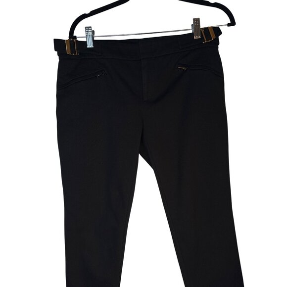 2/$30 Gucci Size 10 Black Slim Fit Stretch Pants Made In Italy - Picture 9 of 13